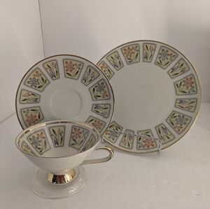 Tea Cup Saucer Dessert Plate Set Winterling Markleuthen Bavaria Gift idea